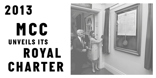 MCC is unveils its Royal Charter
