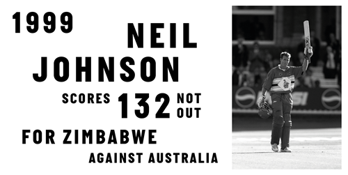 Johnson scores 132 not out for Zimbabwe