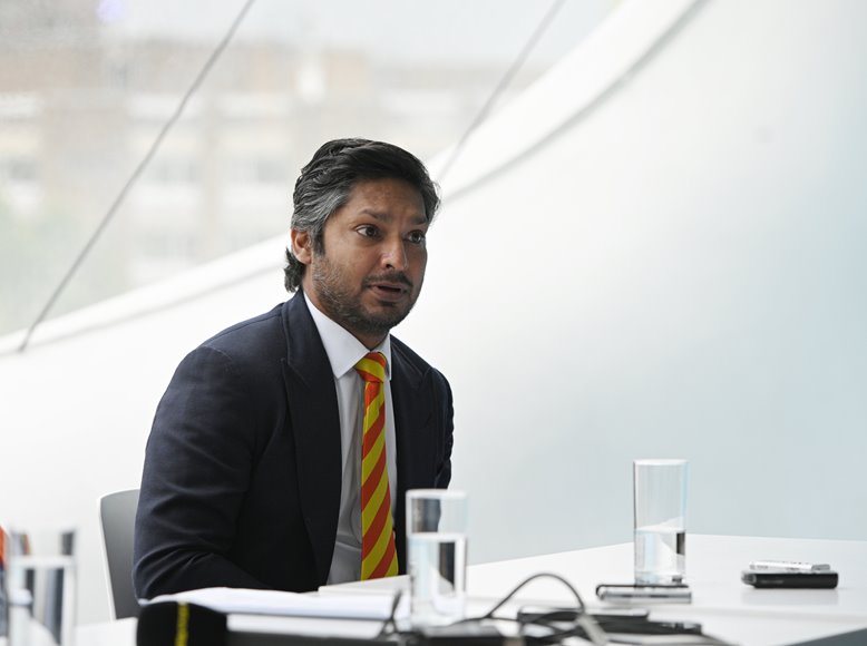 Kumar Sangakkara at Lord's in 2019.