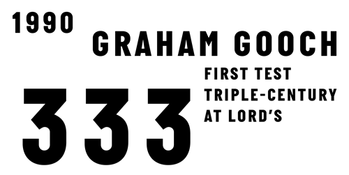 Graham Gooch scores 333