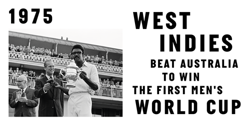 West Indies win the first Men's World Cup