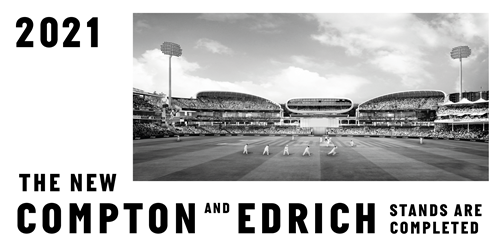 The new Compton and Edrich Stands are completed
