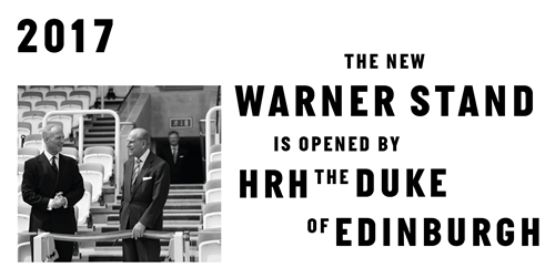 The New Warner Stand is opened