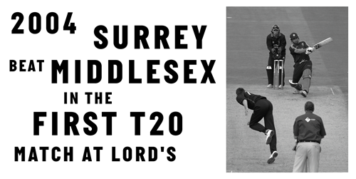 Surrey beat Middlesex in first T20 match at Lord's